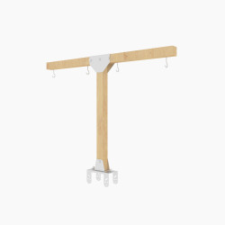 Wood Gondola Aisle Sign Holder For Retail End Caps, Adjustable Wood Gondola Aisle Sign Holder For Retail End Caps, Adjustable