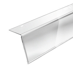clear plastic shelf strip price tag holder for use on retail gondola shelving in stores clear plastic shelf strip price tag holder for use on retail gondola shelving in stores