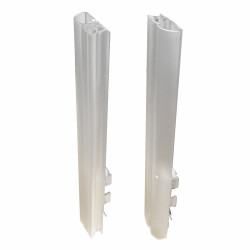 plastic gripper sign holders for displaying gondola header signs on retail shelving at stores plastic gripper sign holders for displaying gondola header signs on retail shelving at stores