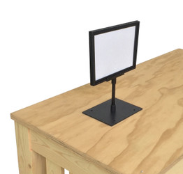 Countertop Sign Holder 5-1/2"x7" Frame - Shelf Sign Holders Countertop Sign Holder 5-1/2"x7" Frame - Shelf Sign Holders