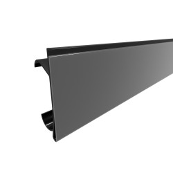 Black plastic label holder for metro wire shelving units Black plastic label holder for metro wire shelving units