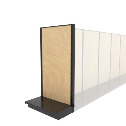 lozier madix retail endcap display rack unit wooden gondola store fixture lozier madix retail endcap display rack unit wooden gondola store fixture