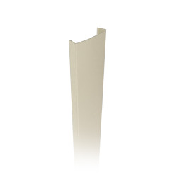 lozier retail gondola shelving accessory part upright end trim in off-white platinum color lozier retail gondola shelving accessory part upright end trim in off-white platinum color