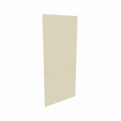 Lozier Shelving Parts, Platinum Pegboard For 36W 84H Gondola Unit Lozier Shelving Parts, Platinum Pegboard For 36W 84H Gondola Unit