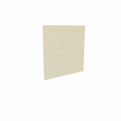 Lozier Shelving Parts, Platinum Pegboard For 48W 60H Gondola Unit Lozier Shelving Parts, Platinum Pegboard For 48W 60H Gondola Unit