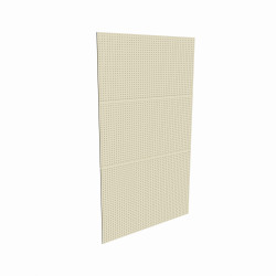 Lozier Shelving Parts, Platinum Pegboard For 48W 84H Gondola Unit Lozier Shelving Parts, Platinum Pegboard For 48W 84H Gondola Unit