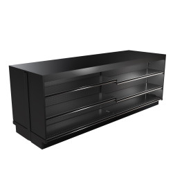 8 foot long black cash wrap checkout counter with 12 adjustable shelves for retail stores 8 foot long black cash wrap checkout counter with 12 adjustable shelves for retail stores