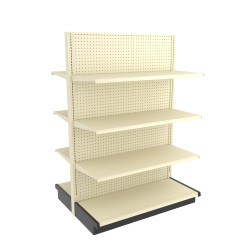 Lozier Island Gondola Shelving Unit with 8 Shelves 48W 72H 41D Lozier Island Gondola Shelving Unit with 8 Shelves 48W 72H 41D