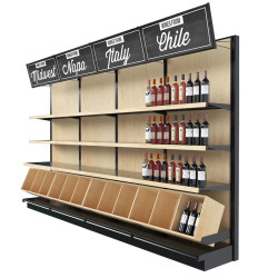 Lozier Platinum Gondola Shelving Single Sided Unit 9FT 78H 25D 15