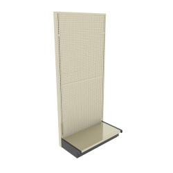 Lozier Shelving Single-Sided Starter, Platinum 36W 84H 16D