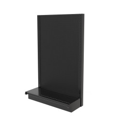Lozier Gondola Wall Display Starter, Black 36W 60H 13D