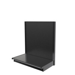 Lozier Gondola Wall Display Starter, Black 48W 54H 25D