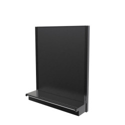Lozier Gondola Wall Display Starter, Black 48W 60H 13D