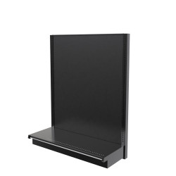 Lozier Gondola Wall Display Starter, Black 48W 60H 19D