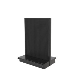 Lozier Gondola Island Display Starter, Black 36W 54H 13D