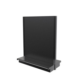 Lozier Gondola Island Display Starter, Black 48W 60H 13D