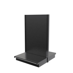 Lozier Gondola Island Display Starter, Black 36W 60H 22D Lozier Gondola Island Display Starter, Black 36W 60H 22D