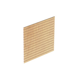 Wood Slatwall Back Panel For Lozier Gondola Shelving | DGS Retail