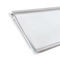 Economy Snap-In Angled Info Strip Label Holder White, 36"W Economy Snap-In Angled Info Strip Label Holder White, 36"W