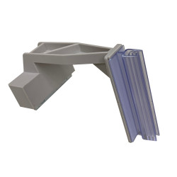 Paddy Clip Magnetic Store Gondola Aisle Sign Holder Biege 3"H Paddy Clip Magnetic Store Gondola Aisle Sign Holder Biege 3"H