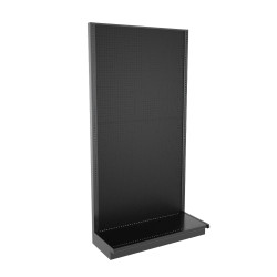 Lozier Gondola Wall Display Starter, Black 48W 96H 19D