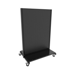 Lozier Mobile Gondola Starter, Black 48W 72H 16D w/Base Lozier Mobile Gondola Starter, Black 48W 72H 16D w/Base