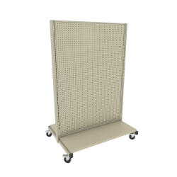 Lozier Mobile Gondola Starter, Platinum 36W 72H 16D w/Base | DGS