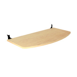Retail Shelving, Round Wood Display Base Shelf, 36W 18D Retail Shelving, Round Wood Display Base Shelf, 36W 18D