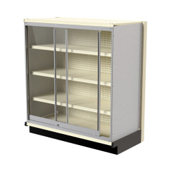 Lozier Gondola Security Case with Platinum Shelving – 48