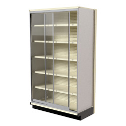 Lozier 8-Foot Wide Double-Sided Gondola Security Case with