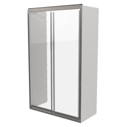 Lozier 12-Foot Wide Gondola Security Case with Shelving – 84