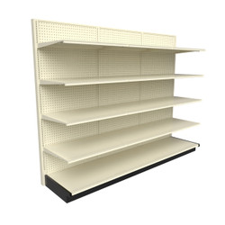 Lozier Platinum Gondola Shelving Single Sided Display 3FT 84H 25D