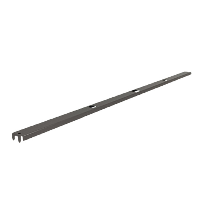 metal center rail part for pegboard back Lozier gondola retail shelving units
