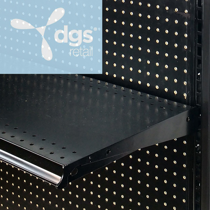 Lozier Shelving Parts | Pegboard Back Panel - Black | DGS Retail