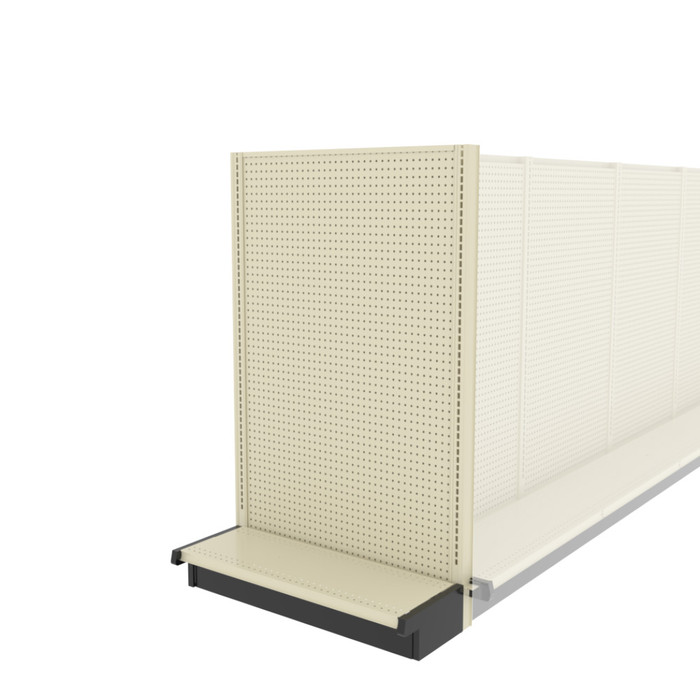 Lozier Shelving End Cap Display, Platinum 36W 60H 13D