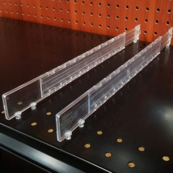 Plastic Gondola Shelf Dividers Adjustable Depth | DGS Retail
