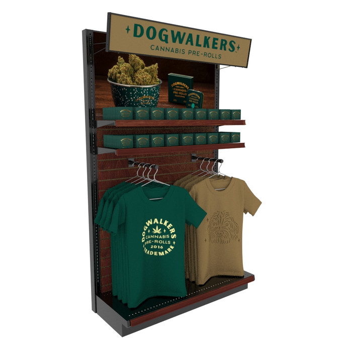 Showcase Slatwall Wall Display 36W 84H 13D | DGS Retail