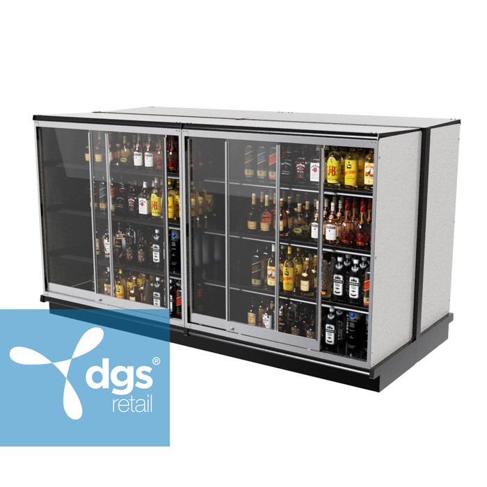 Lozier 8-Foot Wide Double-Sided Gondola Security Case – 54