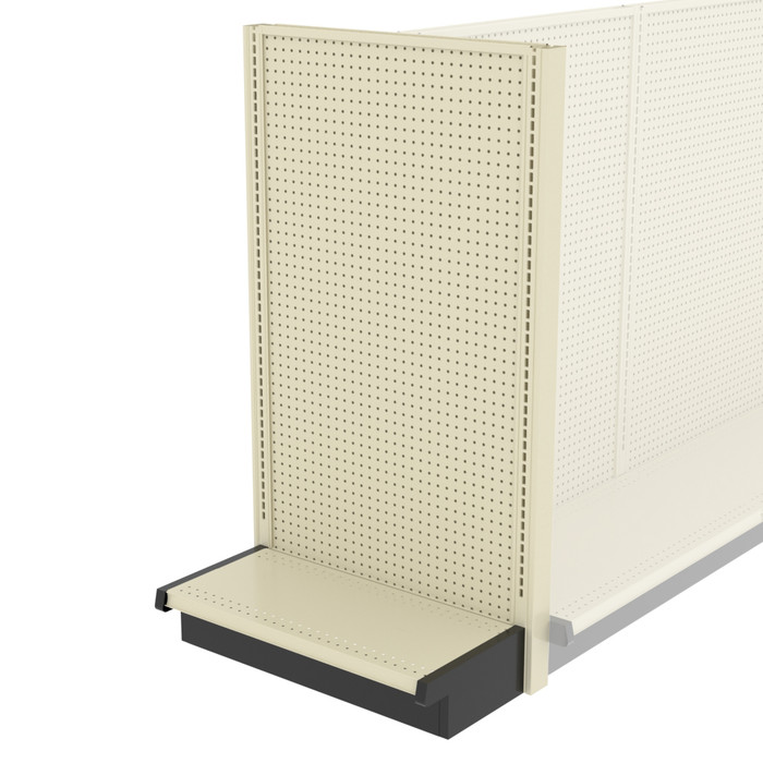 Lozier Shelving End Cap Unit, Platinum 30W 54H 13D