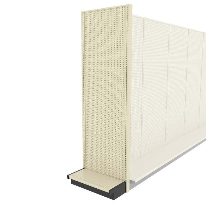 Lozier Shelving End Cap Unit, Platinum 30W 96H 13D