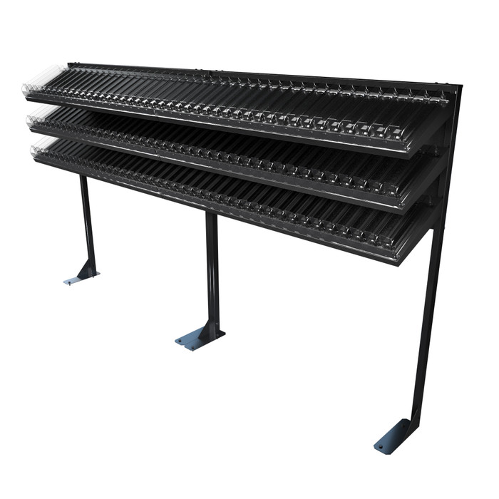 TobacPro Overhead Cigarette Display Rack 6 Shelves, Adjustable Spring  Pushers 96W 54H