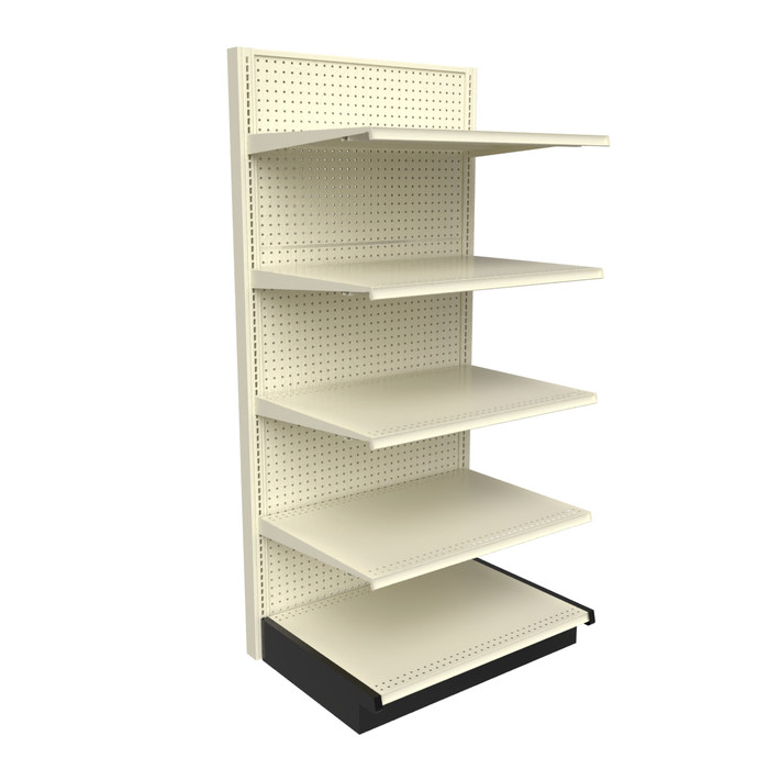 Lozier Platinum Gondola Shelving Wall Unit 3FT 78H 25D 5 Shelves