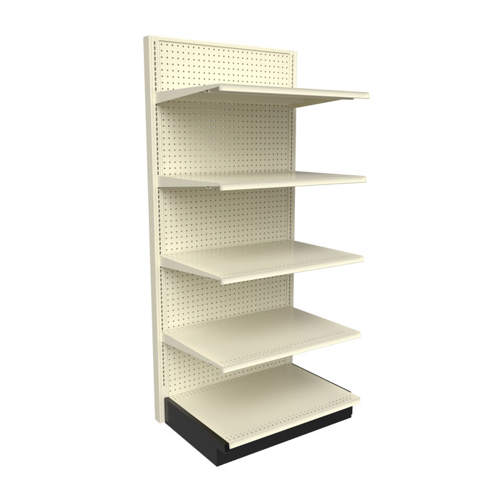 Lozier Platinum Gondola Shelving Single Sided Display 3FT 84H 25D