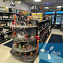 Wine Store Display Fixture With End Caps And 24 Shelves, 12ft W 54H