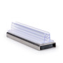 magnetic sign holder used to display sale signs on gondola headers and toppers at retail stores