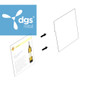 Diagram of Wine Shelf Talker going into Sign Holder.
