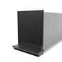 Lozier Gondola Shelving End Cap Black 48W 60H 13D