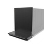 Lozier Gondola Shelving End Cap Black 48W 60H 19D