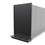 Lozier Gondola Shelving End Cap Black 48W 84H 13D