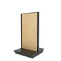 madix lozier wooden black gondola shelving for c-store island displays